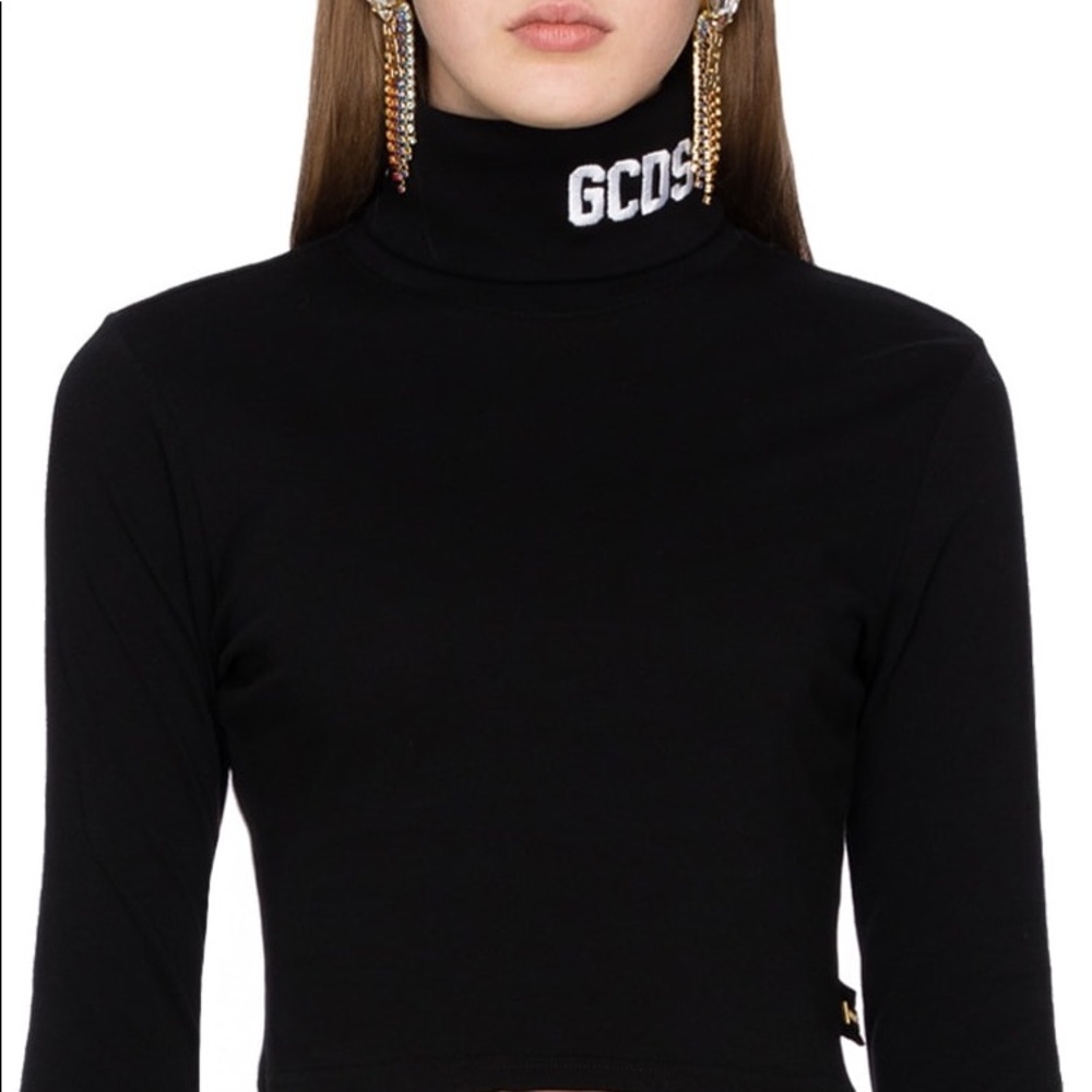 Gcds cropped turtle neck